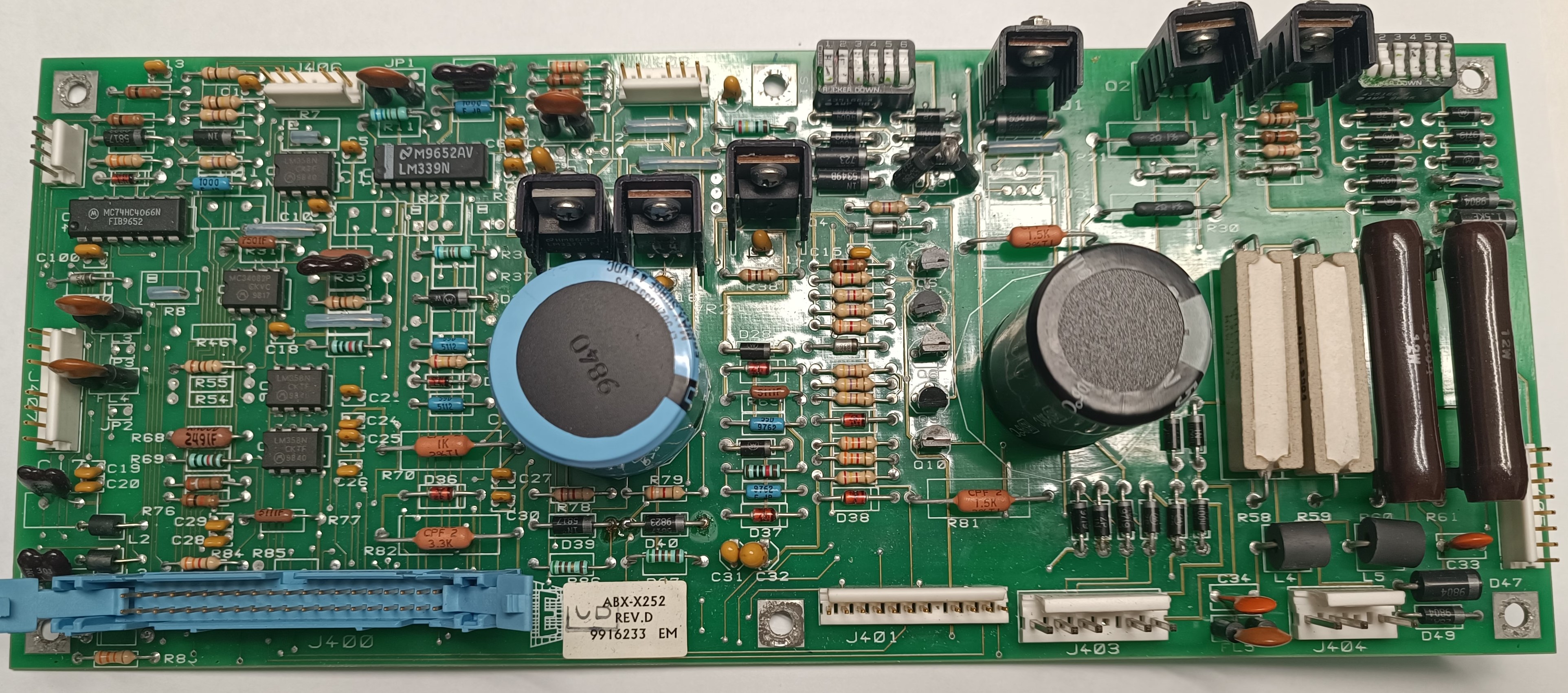 ELECTRONIC BOARD ABX-X252 REV.D (Плата управления 21 усилителем)